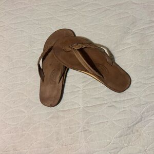 Rainbow Flip Flops - Ladies Small